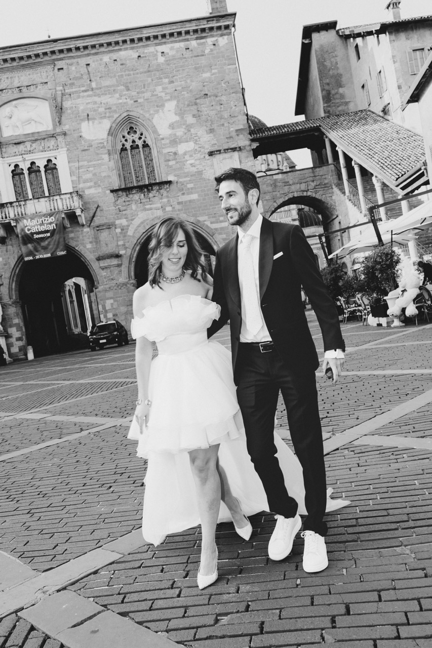 wedding bergamo alta piazza vecchia matrimonio