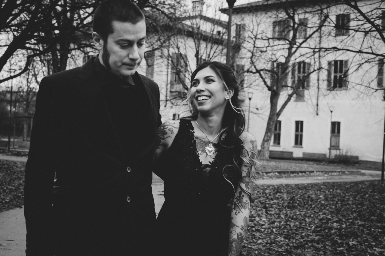 wedding photographer milan villa litta couple